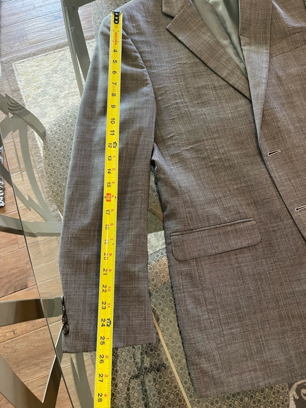 Chaps Gray Two-Button 2pc Suit - Picture 2 of 10